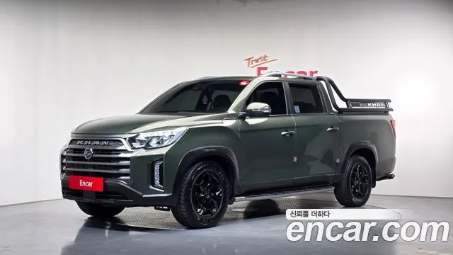 KGM REXTON SPORTS KHAN 2022 — 90 510 км, тёмно-зелёный, Корея — под ключ — фото 1