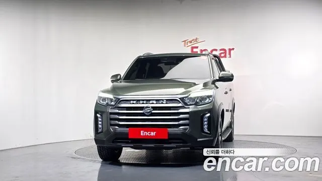 KGM REXTON SPORTS KHAN 2022 — 90 510 км, тёмно-зелёный, Корея — под ключ — фото 3