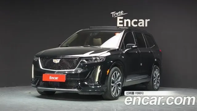 CADILLAC XT6 2021 — 46 685 км, чёрный, Корея — под ключ — фото 1
