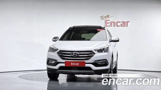 HYUNDAI SANTA FE 2018 — 93 649 км, белый, Корея — под ключ — фото 3