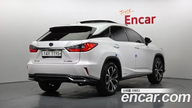 LEXUS RX450H 2019 — 112 750 км, белый, Корея — под ключ — фото 2