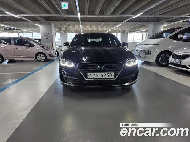 HYUNDAI GRANDEUR HYBRID 2019 — 103 000 км, чёрный, Корея — под ключ — фото 3