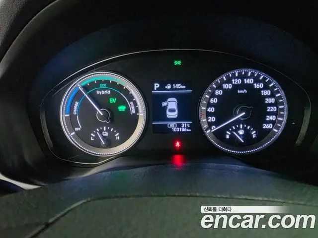 HYUNDAI GRANDEUR HYBRID 2019 — 103 000 км, чёрный, Корея — под ключ — фото 8