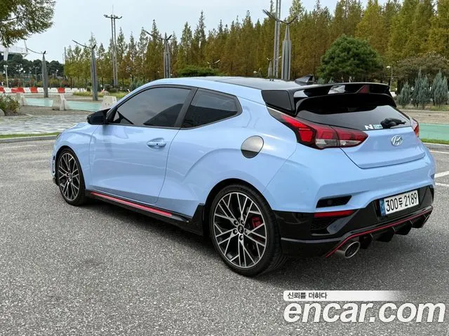 HYUNDAI VELOSTER 2019 — 122 200 км, голубой, Корея — под ключ — фото 4