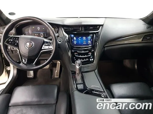 CADILLAC CTS 2014 — 172 352 км, белый-перламутр, Корея — под ключ — фото 5