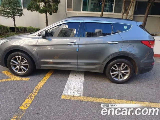 HYUNDAI SANTA FE 2013 — 181 000 км, тёмно-зелёный, Корея — под ключ — фото 2