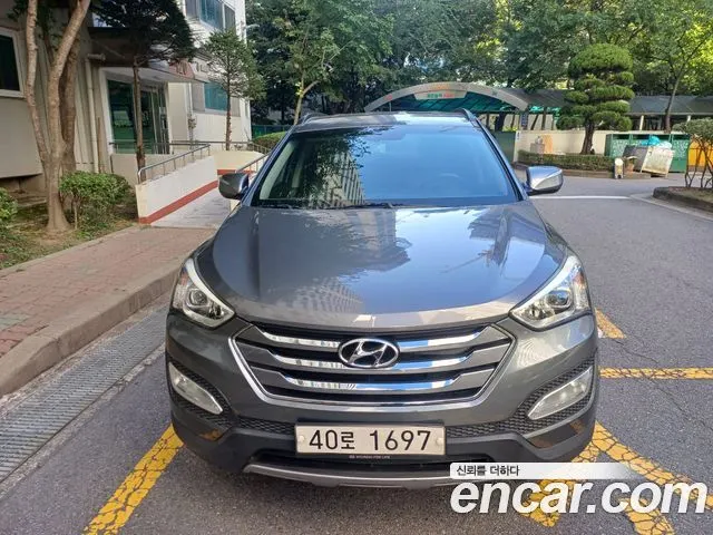 HYUNDAI SANTA FE 2013 — 181 000 км, тёмно-зелёный, Корея — под ключ — фото 3