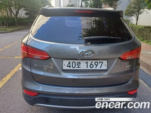 HYUNDAI SANTA FE 2013 — 181 000 км, тёмно-зелёный, Корея — под ключ — фото 4