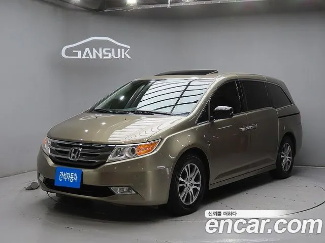 HONDA ODYSSEY 2013 — 154 621 км, золотистый, Корея — под ключ — фото 12