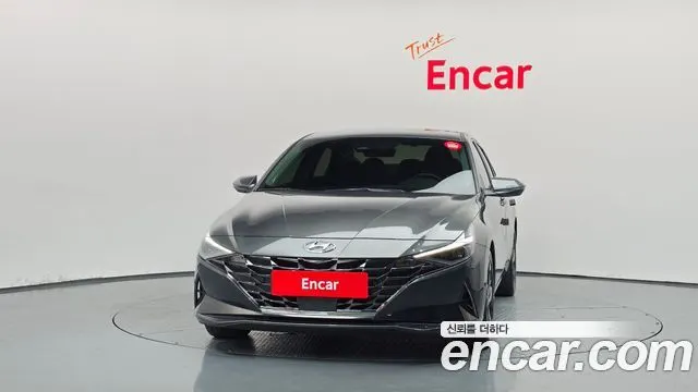 HYUNDAI AVANTE 2021 — 15 012 км, светло-золотистый, Корея — под ключ — фото 3