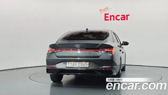 HYUNDAI AVANTE 2021 — 15 012 км, светло-золотистый, Корея — под ключ — фото 4