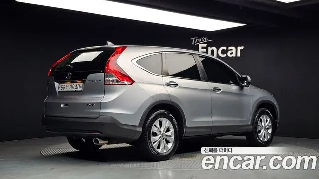 HONDA NEW CR-V 2012 — 118 752 км, серебристо-серый, Корея — под ключ — фото 2