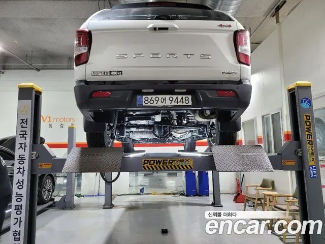 KGM MUSSO SPORTS 2025 — 46 527 км, белый, Корея — под ключ — фото 3