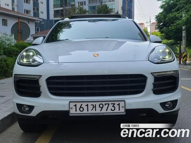 PORSCHE CAYENNE 2015 — 75 116 км, белый, Корея — под ключ — фото 3
