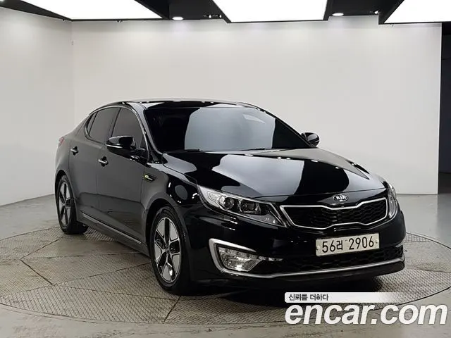 KIA K5 HYBRID 2013 — 149 600 км, чёрный, Корея — под ключ — фото 2