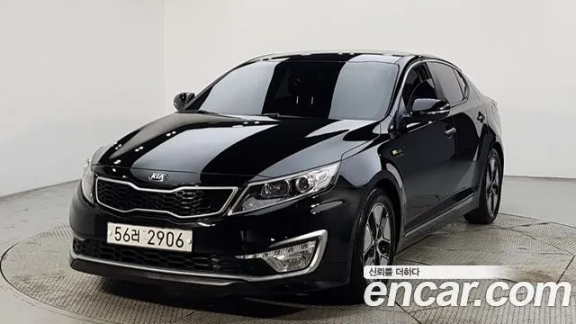KIA K5 HYBRID 2013 — 149 600 км, чёрный, Корея — под ключ — фото 11