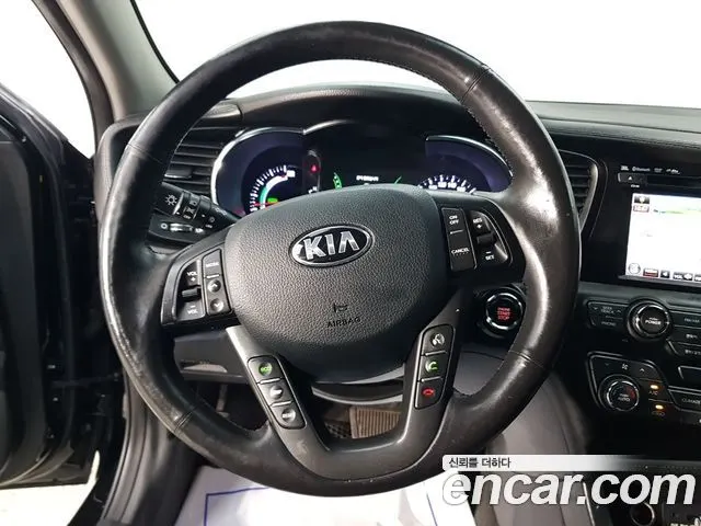 KIA K5 HYBRID 2013 — 149 600 км, чёрный, Корея — под ключ — фото 9
