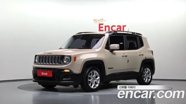JEEP RENEGADE 2016 — 133 297 км, белый-перламутр, Корея — под ключ — фото 1