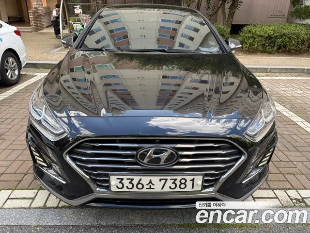 HYUNDAI SONATA 2019 — 247 418 км, чёрный, Корея — под ключ — фото 3