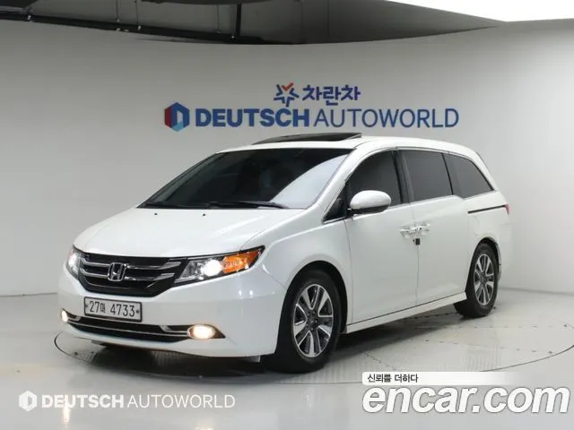 HONDA ODYSSEY 2015 — 73 386 км, белый, Корея — под ключ — фото 12