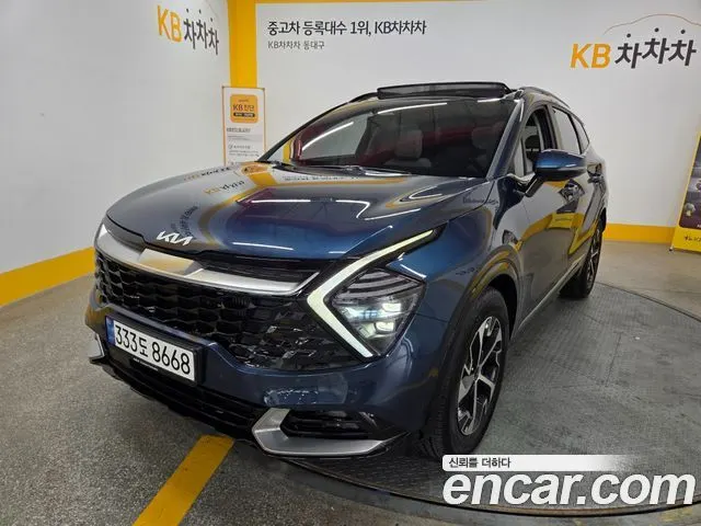 KIA SPORTAGE HYBRID 2024 — 91 646 км, синий, Корея — под ключ — фото 1
