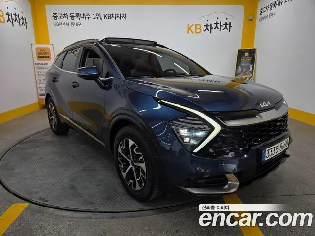 KIA SPORTAGE HYBRID 2024 — 91 646 км, синий, Корея — под ключ — фото 2