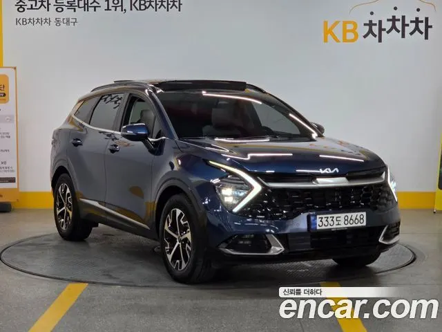 KIA SPORTAGE HYBRID 2024 — 91 646 км, синий, Корея — под ключ — фото 8