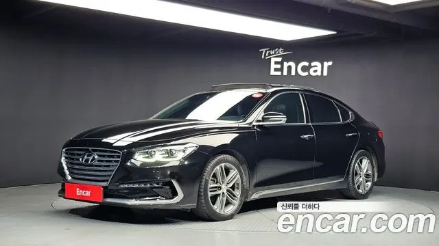 HYUNDAI GRANDEUR 2019 — 187 929 км, чёрный, Корея — под ключ — фото 1