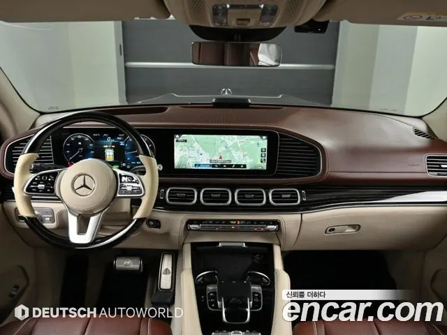 MERCEDES-BENZ GLS-CLASS X167 2023 — 24 096 км, тёмно-зелёный, Корея — под ключ — фото 7