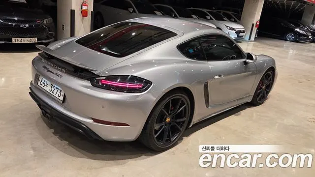 PORSCHE 718 CAYMAN 2019 — 92 000 км, серебристый, Корея — под ключ — фото 2