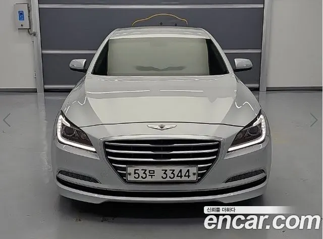 HYUNDAI GENESIS DH 2015 — 140 729 км, серебристо-серый, Корея — под ключ — фото 11