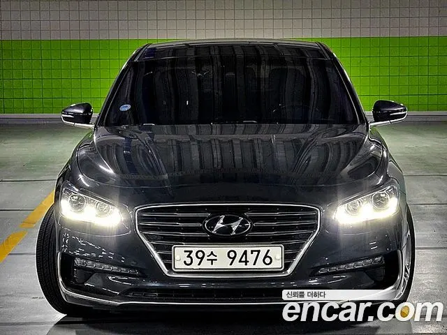 HYUNDAI GRANDEUR 2018 — 101 244 км, чёрный, Корея — под ключ — фото 9