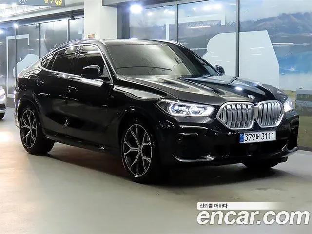 BMW X6 2022 — 66 652 км, чёрный, Корея — под ключ — фото 7