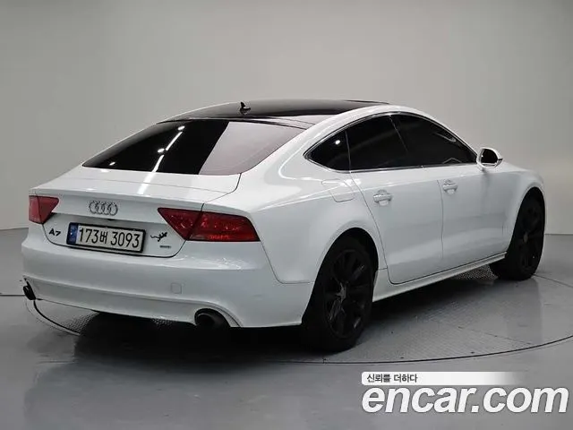 AUDI A7 2013 — 98 398 км, чёрный, Корея — под ключ — фото 4
