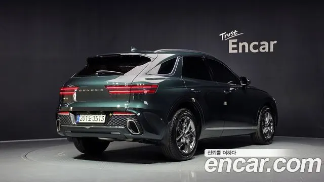GENESIS GV70 2023 — 58 914 км, тёмно-зелёный, Корея — под ключ — фото 2