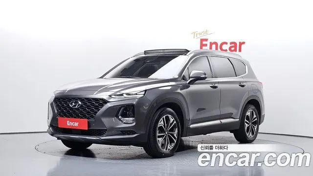 HYUNDAI SANTA FE 2019 — 186 479 км, коричневый, Корея — под ключ — фото 1