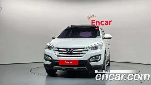 HYUNDAI SANTA FE 2015 — 118 530 км, белый, Корея — под ключ — фото 3