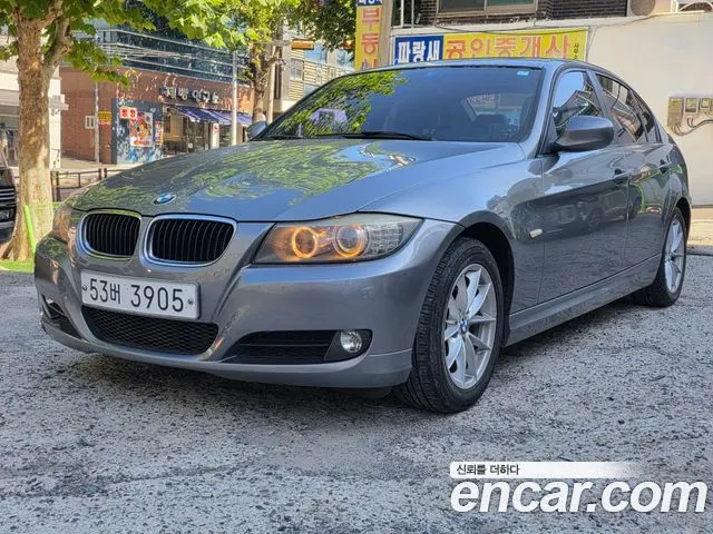 BMW 3 SERIES 2011 — 165 372 км, серый, Корея — под ключ — фото 1
