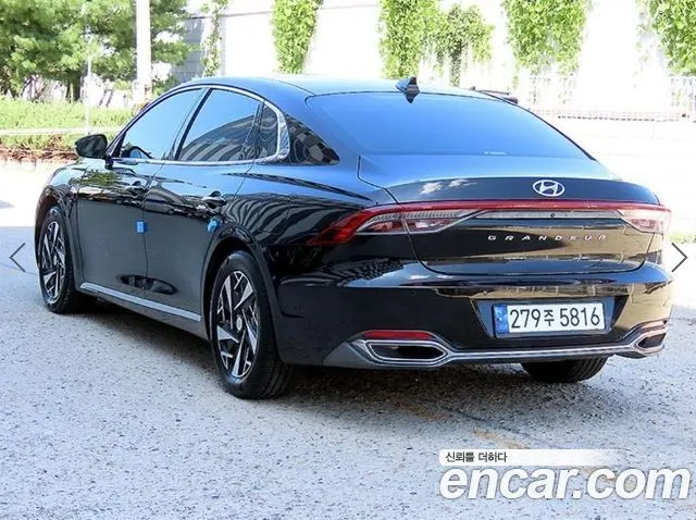 HYUNDAI GRANDEUR HYBRID 2020 — 186 237 км, чёрный, Корея — под ключ — фото 3