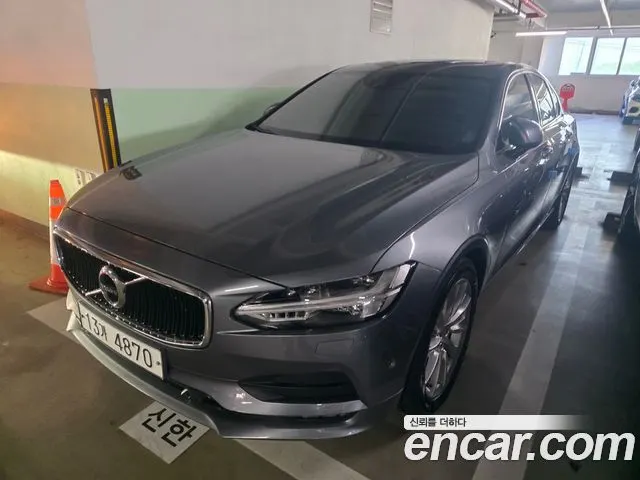 VOLVO S90 2018 — 149 023 км, серебристо-серый, Корея — под ключ — фото 2