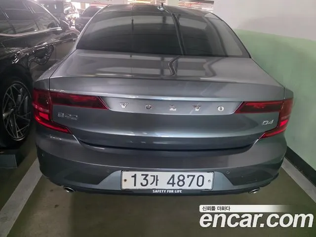 VOLVO S90 2018 — 149 023 км, серебристо-серый, Корея — под ключ — фото 3