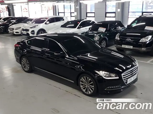 HYUNDAI GENESIS DH 2015 — 150 213 км, чёрный, Корея — под ключ — фото 2