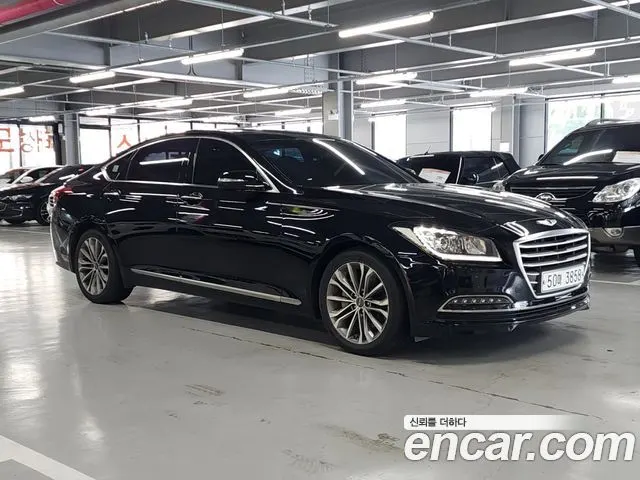 HYUNDAI GENESIS DH 2015 — 150 213 км, чёрный, Корея — под ключ — фото 3