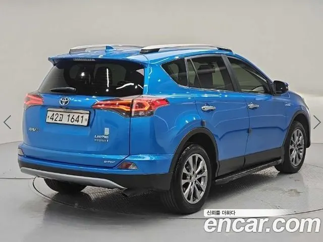 TOYOTA RAV4 2018 — 215 055 км, синий, Корея — под ключ — фото 5