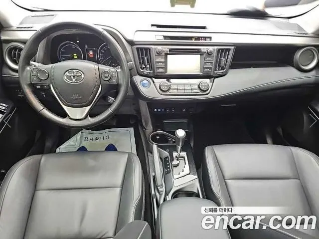 TOYOTA RAV4 2018 — 215 055 км, синий, Корея — под ключ — фото 8