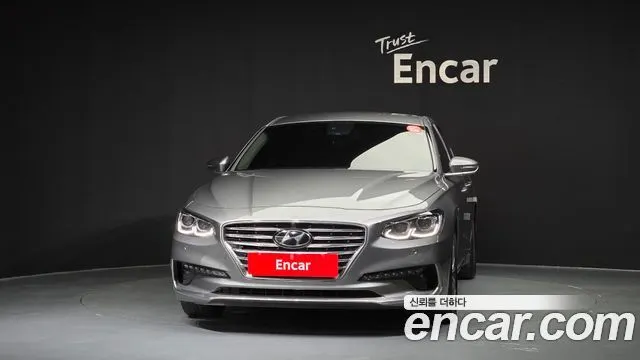 HYUNDAI GRANDEUR HYBRID 2018 — 119 037 км, серебристо-серый, Корея — под ключ — фото 3
