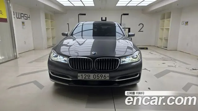 BMW 7 SERIES 2016 — 168 000 км, серый, Корея — под ключ — фото 2