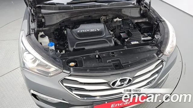 HYUNDAI SANTA FE 2017 — 114 485 км, серебристо-серый, Корея — под ключ — фото 6
