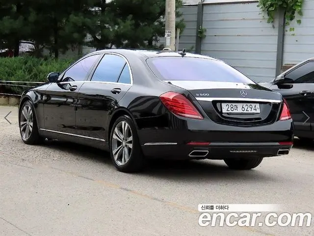 MERCEDES-BENZ S-CLASS W222 2014 — 221 645 км, чёрный, Корея — под ключ — фото 3