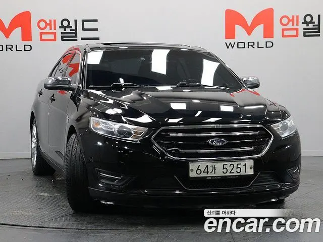 FORD TAURUS 2016 — 102 390 км, чёрный, Корея — под ключ — фото 2